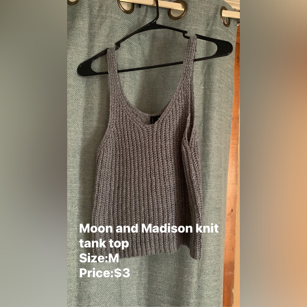 Moon and Madison knit tank top